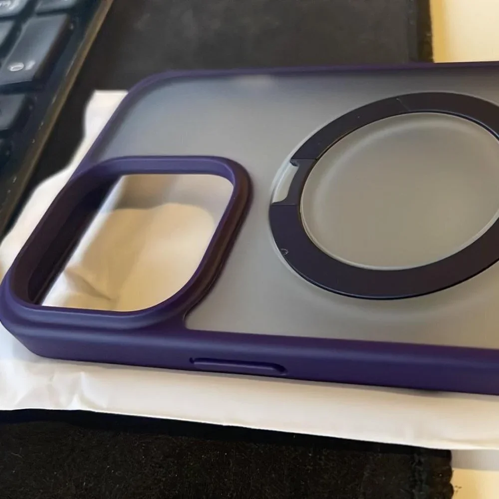 iPhone 14 Phone Case MagSafe Shockproof Case for iPhone 14 PRO MAX PURPLE NEW